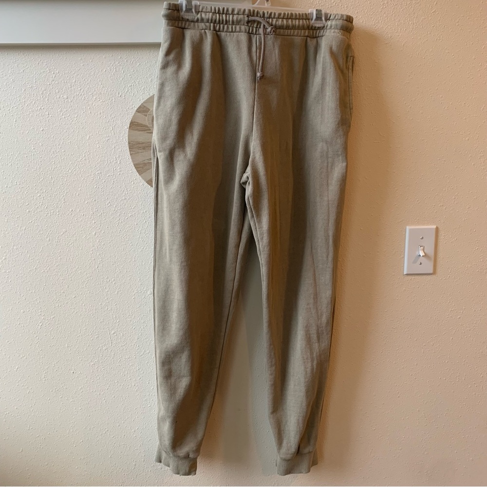 Zara sweat set size M oversized washed sweatshirt and sweat pants color: mink - Picture 7 of 7